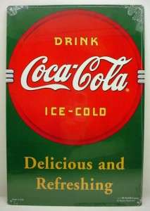 NEW Retro Drink COCA COLA Ice Cold COKE SIGN 11 x 16.5  