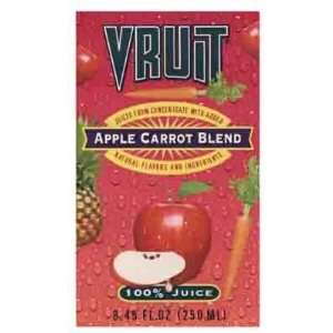  Vruit Apple Carrot Blend Juice ( 9x3/8 OZ) Health 