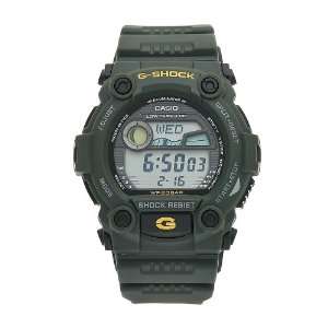   Casio Mens G 7900 3DR G Shock Green Resin Digital Dial Watch Casio