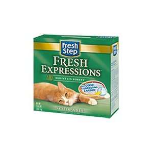   Fresh Expressions Mountain Forest Scoopable Cat Litter 18.9 lb. Boxes