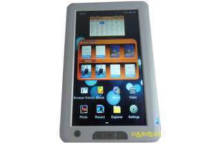 4GB 7TOUCH Ebook Reader LCD Music Video PDF TXT JPG  