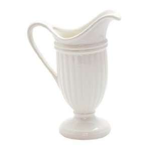  Haeger Potteries 10 High Empire White Ceramic Pitcher