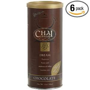 Serenity Chai Chocolate Tea Latte, 12 Ounce Canister (Pack of 6)