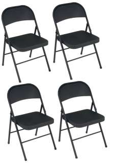 NEW COSCO ALL STEEL COMMERCIAL FOLDING CHAIR 4 PACK  