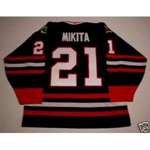  Stan Mikita Chicago Blackhawks Black Jersey Ccm 