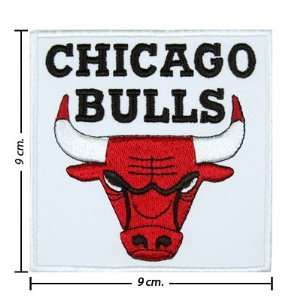  Chicago Bulls Logo Embroidered Iron on Patches Free 