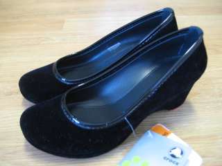 NWT CROCS LYDIA WINTER Women 5 7 8 9 11 BLACK Velvet  