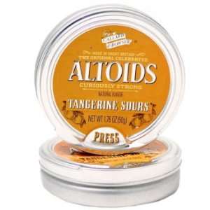 Altoids Sours   Tangerine, 1.76 oz tin, 8 count  Grocery 