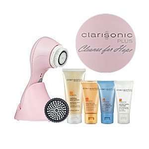 Clarisonic Pro Sonic Skin Cleansing for Face and Body   Pink + 4 brush 