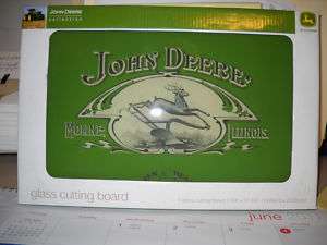John Deere Glass Cutting Board  