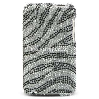 Ipod Touch 2nd 3rd Gen Zebra Diamond Hard Case Cover  