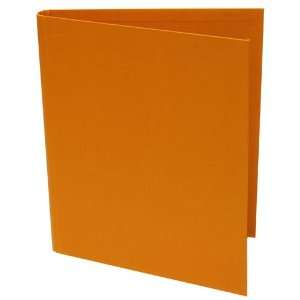  Orange Cloth Covered Heavy Duty 0.75 Inch Binders   Sold 