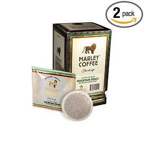 Marley Coffee Mountain Roast DECAF Coffee Pods 2 Pack 30 Coffee Pods 