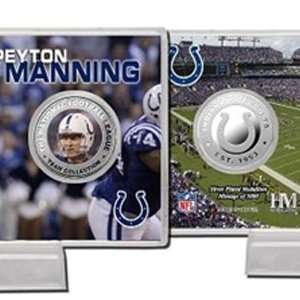  BSS   Peyton Manning Silver Coin Card 