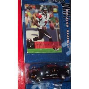   GT Diecast Collectible with Michael Vick Upper Deck Card NFL Toy Car
