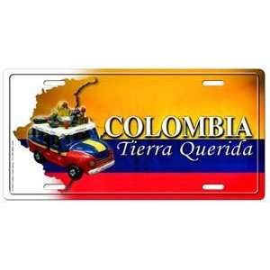  Colombia tierra querida Decorative License Plates Car Auto 
