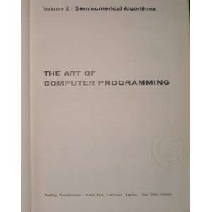  Seminumerical Algorithms (The ARt of Computer Programming 