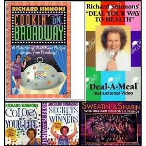   Richard Simmons 5 Video/Book/Cassette Tape Collection 