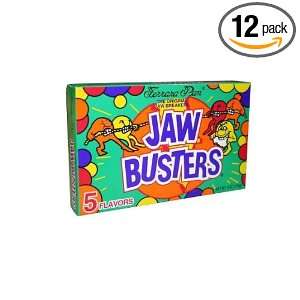 Ferrara Pan Jaw Busters Concession, 4 Ounce Boxes (Pack of 12)  