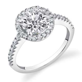 28 Ct. Round Cut Diamond Stone Engagement Ring GIA  