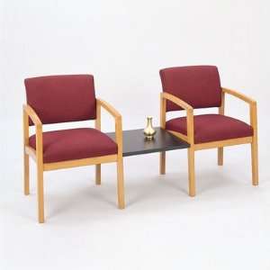  Lenox Series 2 Chairs with Connecting Center Table Finish 
