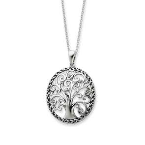 Tree of Life Necklace in Silver  