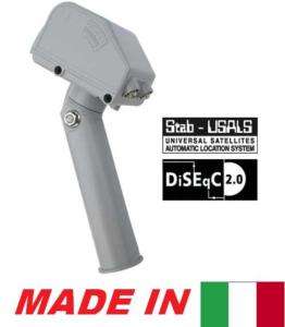 STAB SATELLITE DISH MOTOR FTA ROTOR HH90 DISEqC ITALIAN  
