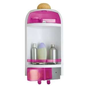   2880 46 Pink Wall Mounted Corner Shower Caddy 2880 46