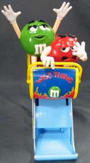 Vintage M&M Candy Wild Thing Roller Coaster Dispenser  
