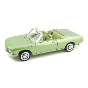  1969 Chevy Corvair Monza Convertible 1/18 Green Toys 