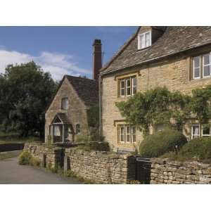 Stone Cottages, Lower Slaughter, the Cotswolds, Gloucestershire 