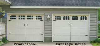 GARAGE DOOR DECAL faux window carriage house style  
