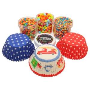   Cupcake Kit by Crispie Sweets   Sprinkles and Baking Cups Set