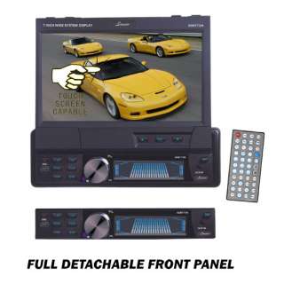   Detachable Lanzar SDBT73N In Dash 7 Touch LCD DVD CD  Car Receiver