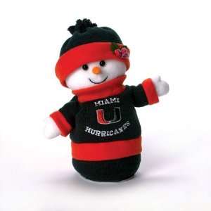   Hurricanes Plush Animated Musical Christmas Snowman Stuffed Animal