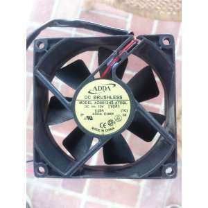  Adda   Fan 80mm Dc Brushless Dc 12v 0.25a Bare Ends 