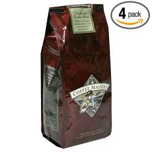  Masters Flavored Coffee, Chocolate Almond Decaffeinated, Ground, 12 