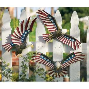   Eagle Outdoor Fence Decor By Collections Etc Patio, Lawn & Garden