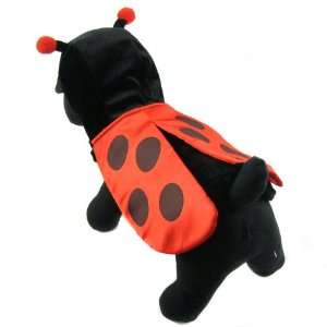 Happy Puppy Designer Dog Apparel   Little LadyBug Costume   Color Red 