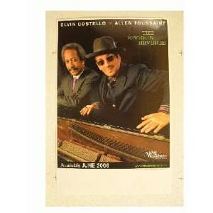  Elvis Costello Allen Toussaint Poster The River In Reve 