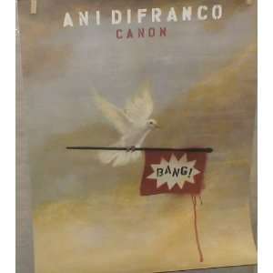 ANI DIFRANCO CANON MUSIC PROMO POSTER (DOVE)