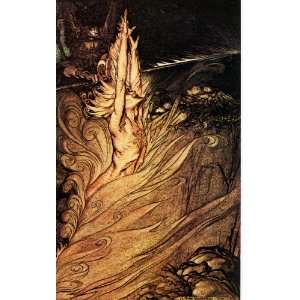  Sheet of 21 Gloss Photo Stickers Arthur Rackham Wotan The 