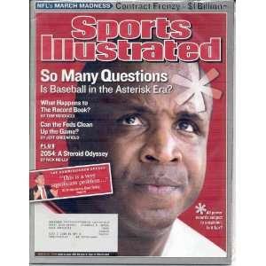 BARRY BONDS SPORTS ILLUSTRATED MARCH 2004