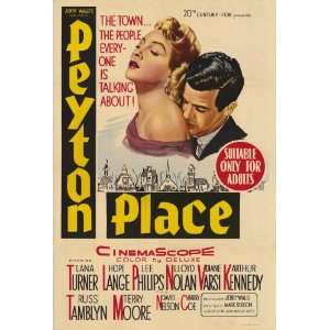  Peyton Place (1957) 27 x 40 Movie Poster Style A