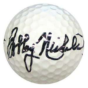  Bobby Nichols Autographed / Signed Golf Ball Sports 