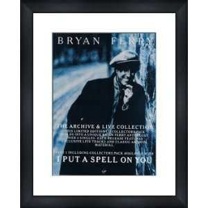 BRYAN FERRY Archive   Custom Framed Original Ad   Framed Music Poster 