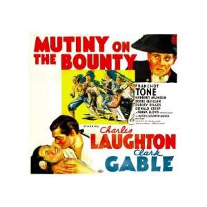 Mutiny on the Bounty, Charles Laughton, Movita, Clark Gable, 1935 