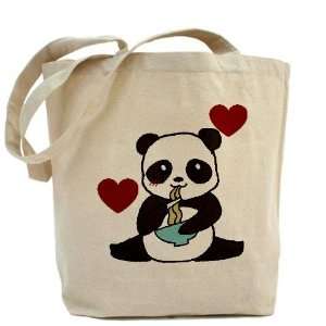  Chibi Noodle Panda Tote Cute Tote Bag by  Beauty