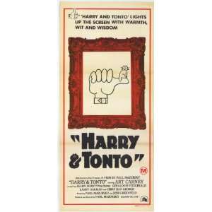  Harry and Tonto (1974) 27 x 40 Movie Poster Australian 