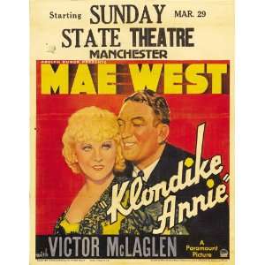  Klondike Annie (1936) 27 x 40 Movie Poster Style A